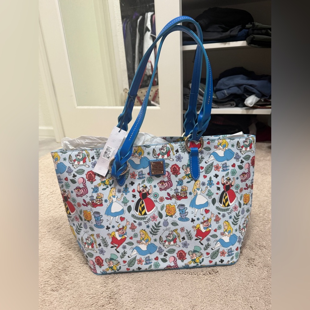 Dooney and Bourke Disney Alice in Wonderland Tote Bag
